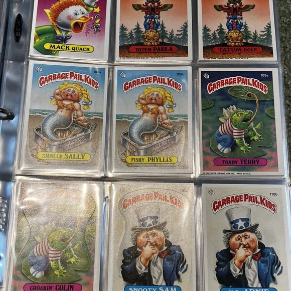 1986 GARBAGE PAIL KIDS OS3 Series 3 Complete Card Set W/ Album! 84 To 124 A&B! - Picture 7 of 10
